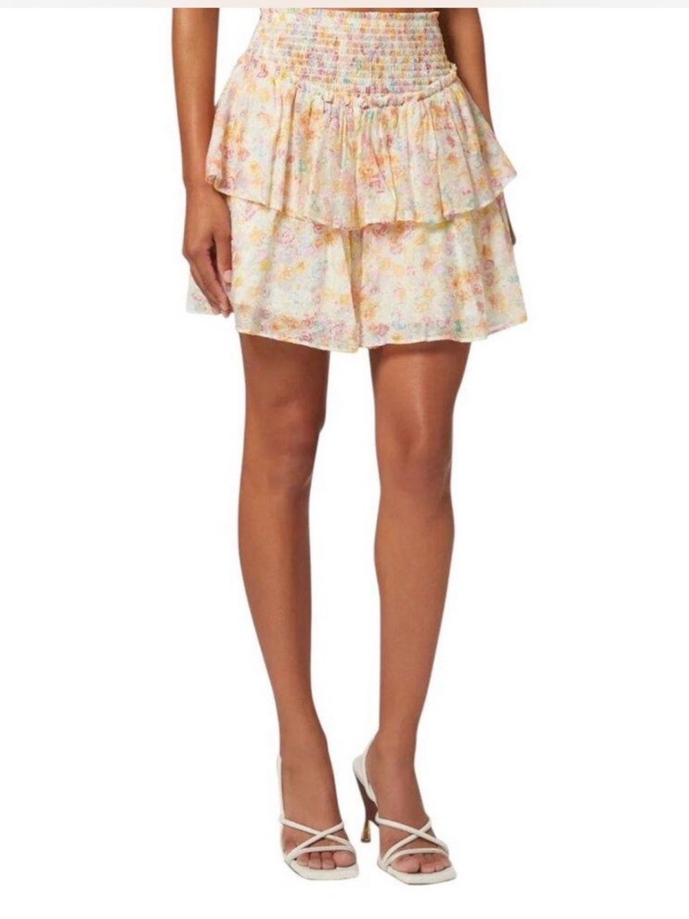 Minkpink Elvire Floral Mini Skirt - Small